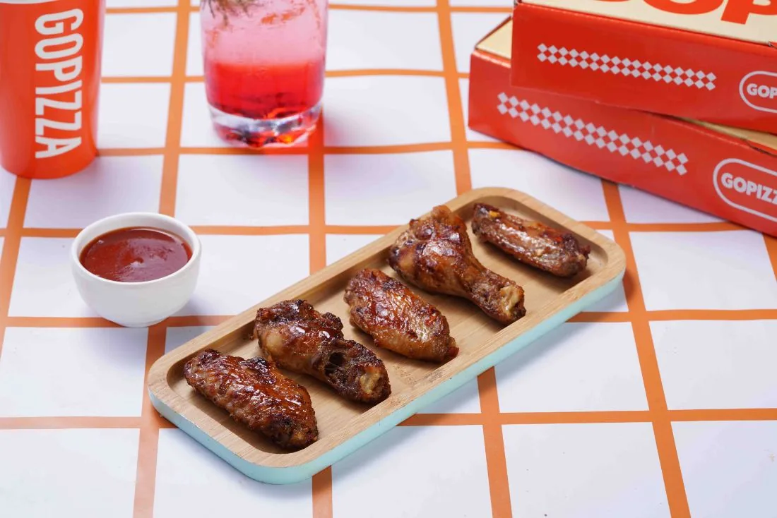 Korean glazed wings