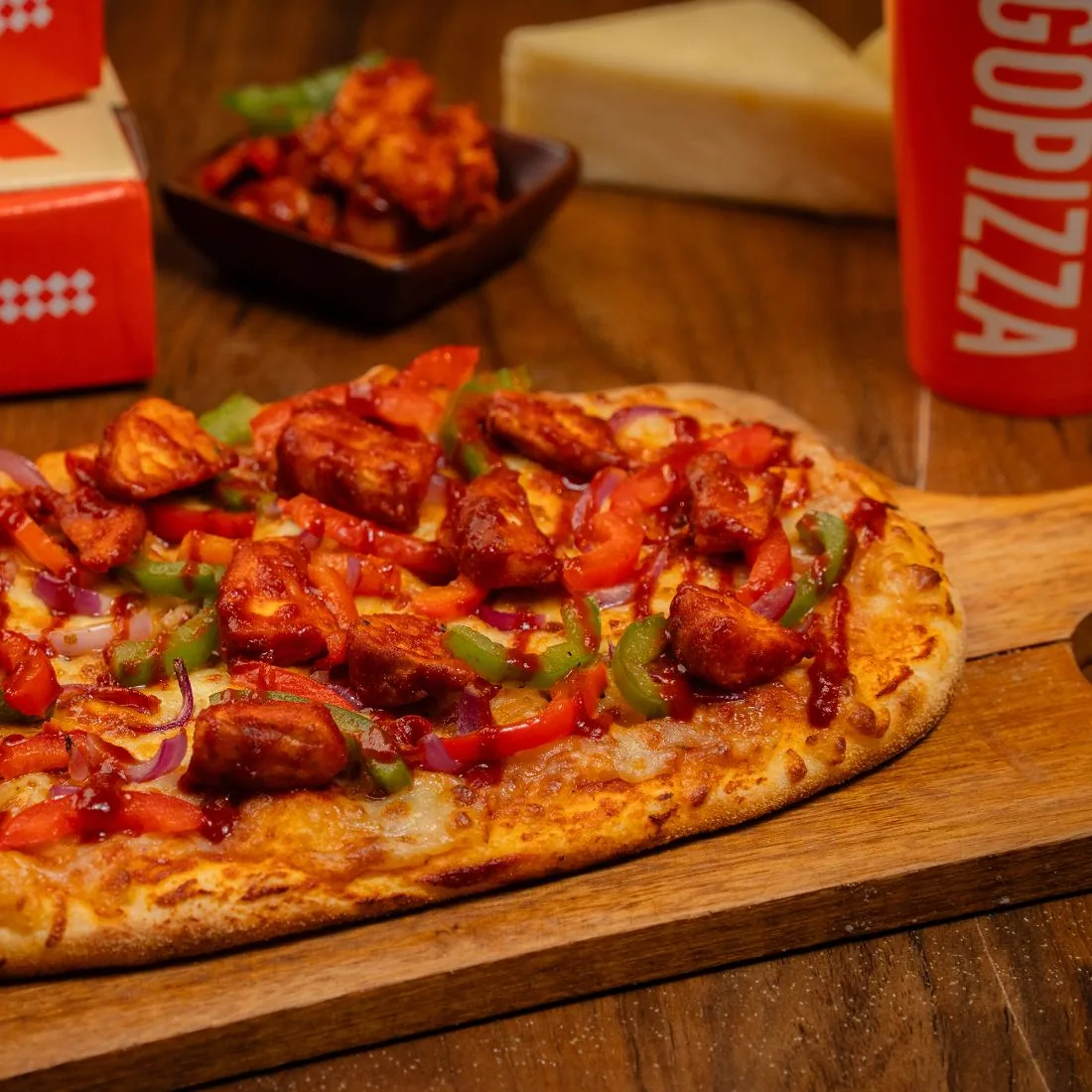 Korean JMT Volcano pizza