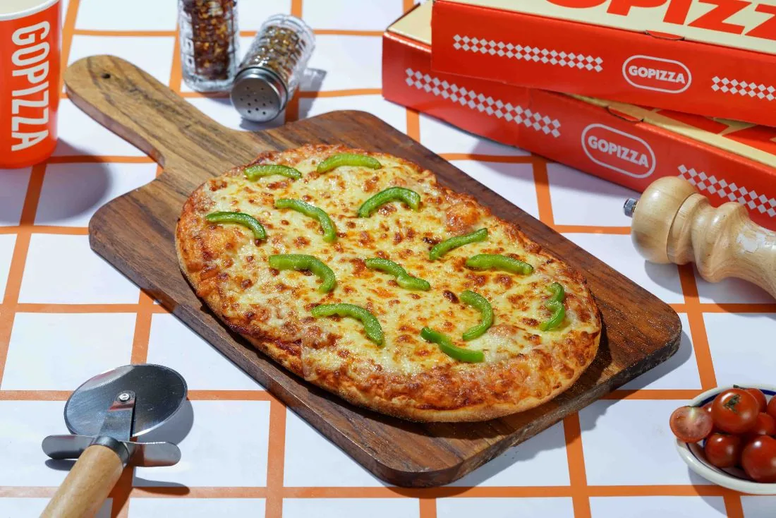 Garden Capsicum pizza