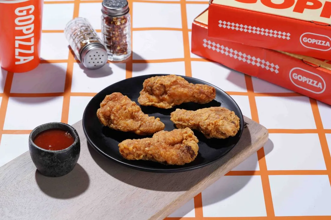 Fried chicken wings on Instagram